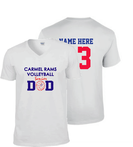 Carmel Volleyball Senior Dad V Neck