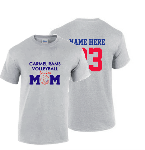 Carmel Volleyball Senior Mom Tee