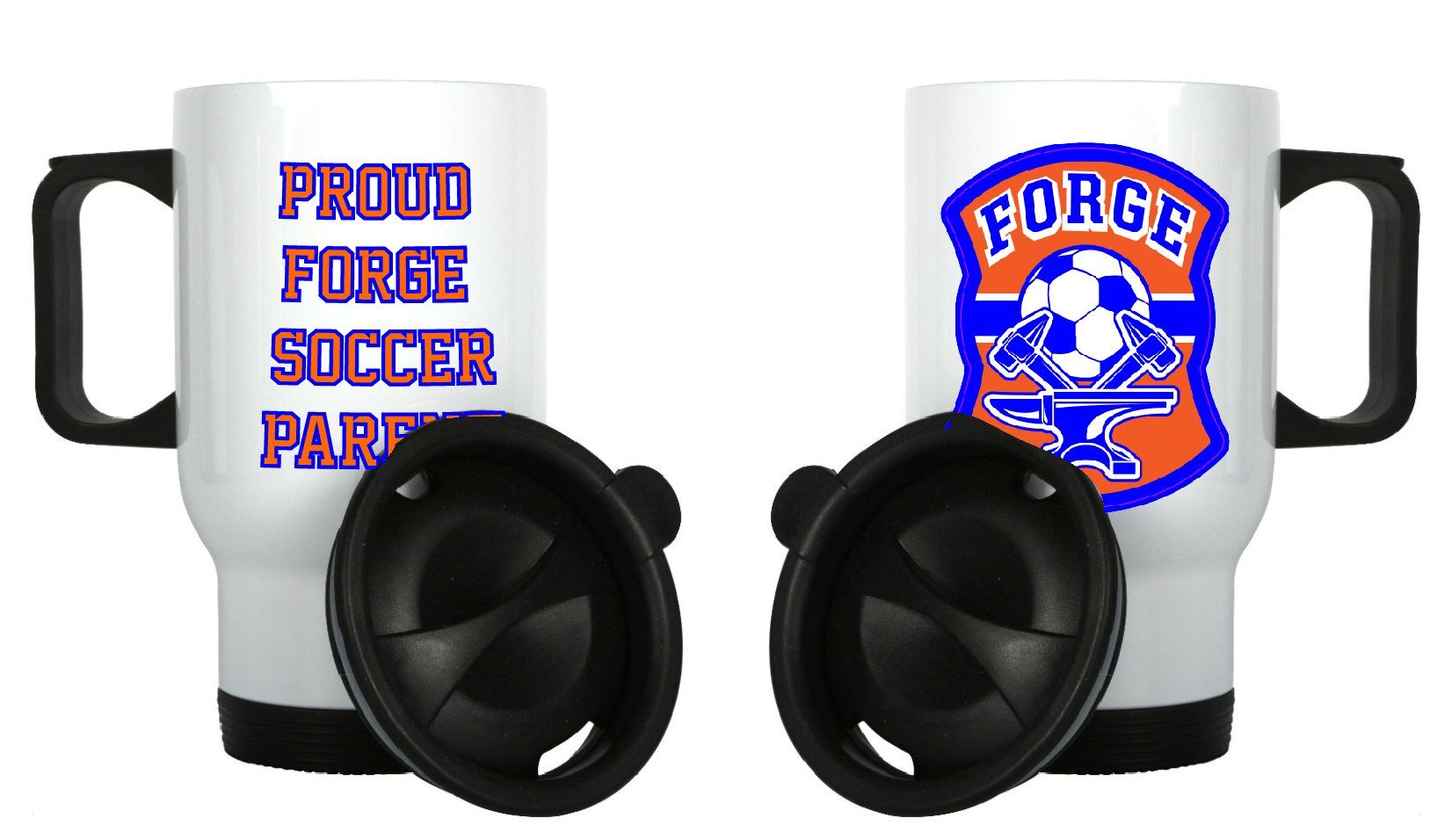 Forge Soccer 14 oz.Travel Mug