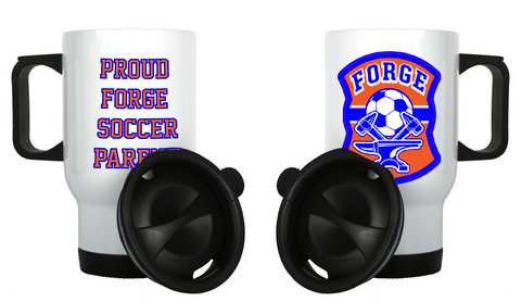 Forge Soccer 14 oz.Travel Mug