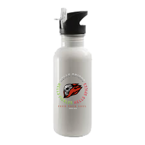 Hells Onions Aluminum Water Bottle w/ Straw