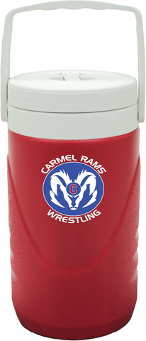 Carmel Wrestling 1/2 Gallon Water Jug