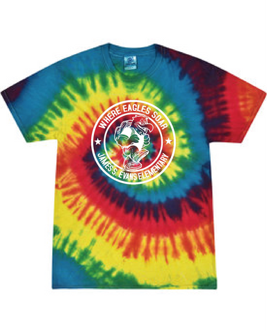 Evans Elementary Tie Dye Tee