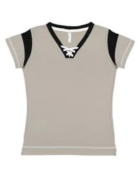 Women's Gameday Lace Up Tee (clearance)