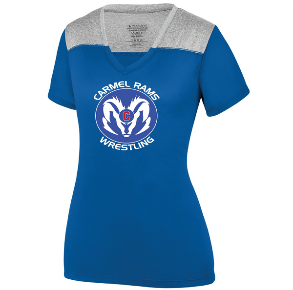 Carmel Wrestling Women's V-neck Two Tone (Limited Quantities)